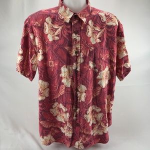 Lucky Brand Men's Shirt Hawaiian Button Up (M16)